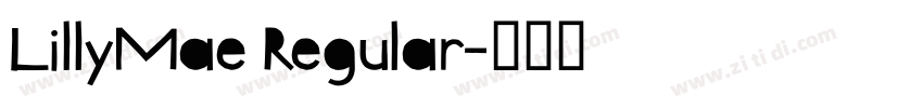 LillyMae Regular字体转换